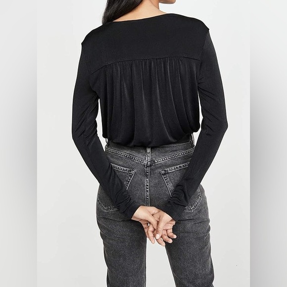 Free People Turnt Thong Bodysuit Black Intimately Free size L - Picture 6 of 8